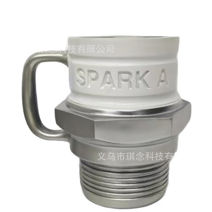 Дизайнерская кружка в форме свечи зажигания / двигатель V8 / V6