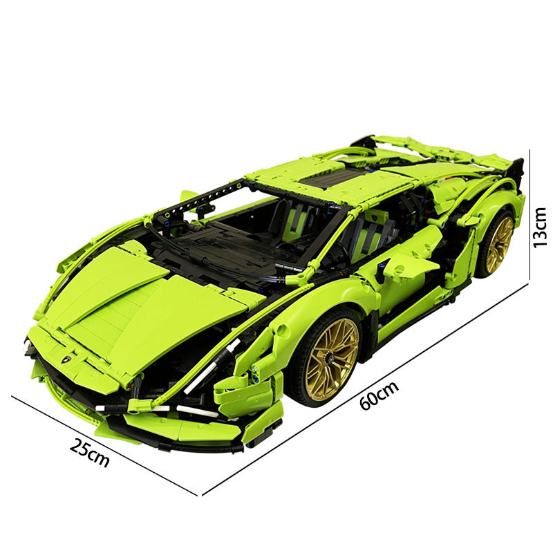Конструктор-суперкар Lamborghini / Bugatti/ Range Rover — серия Technic, 2500+ деталей